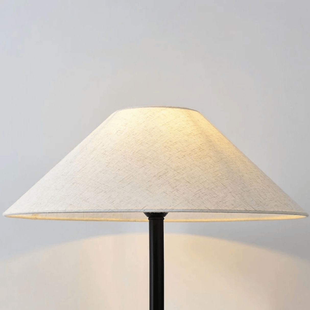 Close look at Vintage Japanese Floor Lamp shade