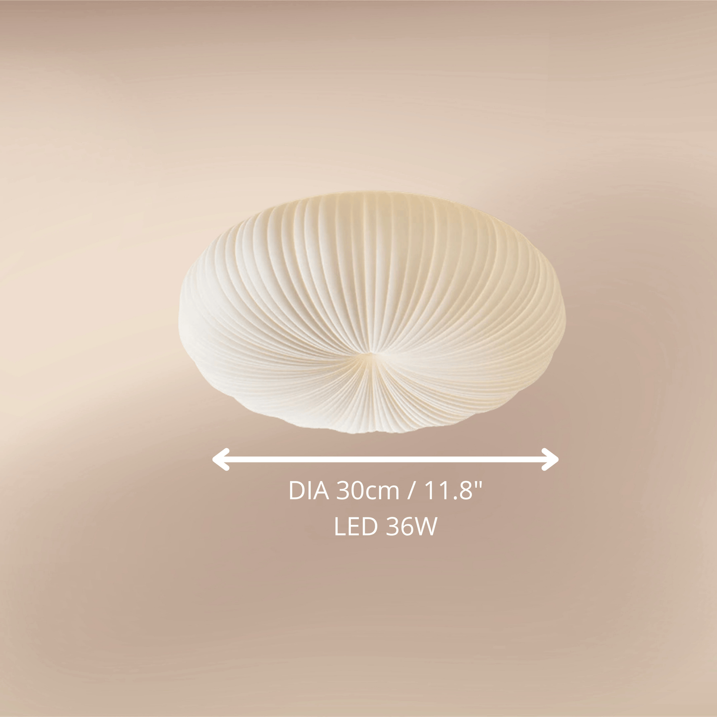 Modern Pumpkin Ceiling Lamp DIA 30cm