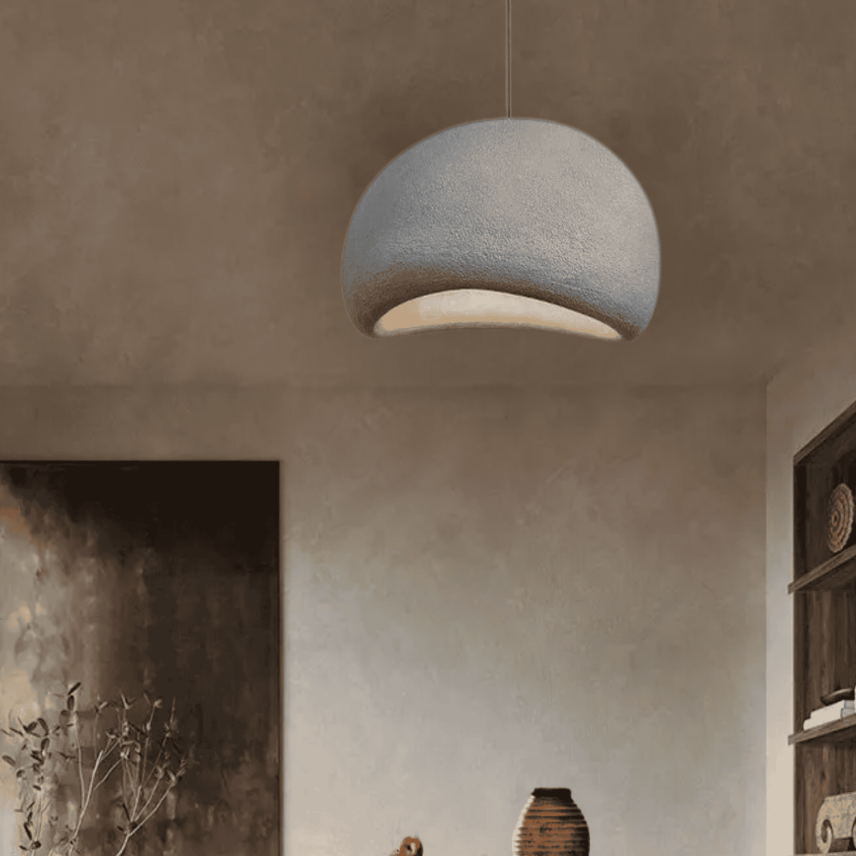 Transform your living space with the Lighting_Santorini_Serenity Chandelier Pendant in living room