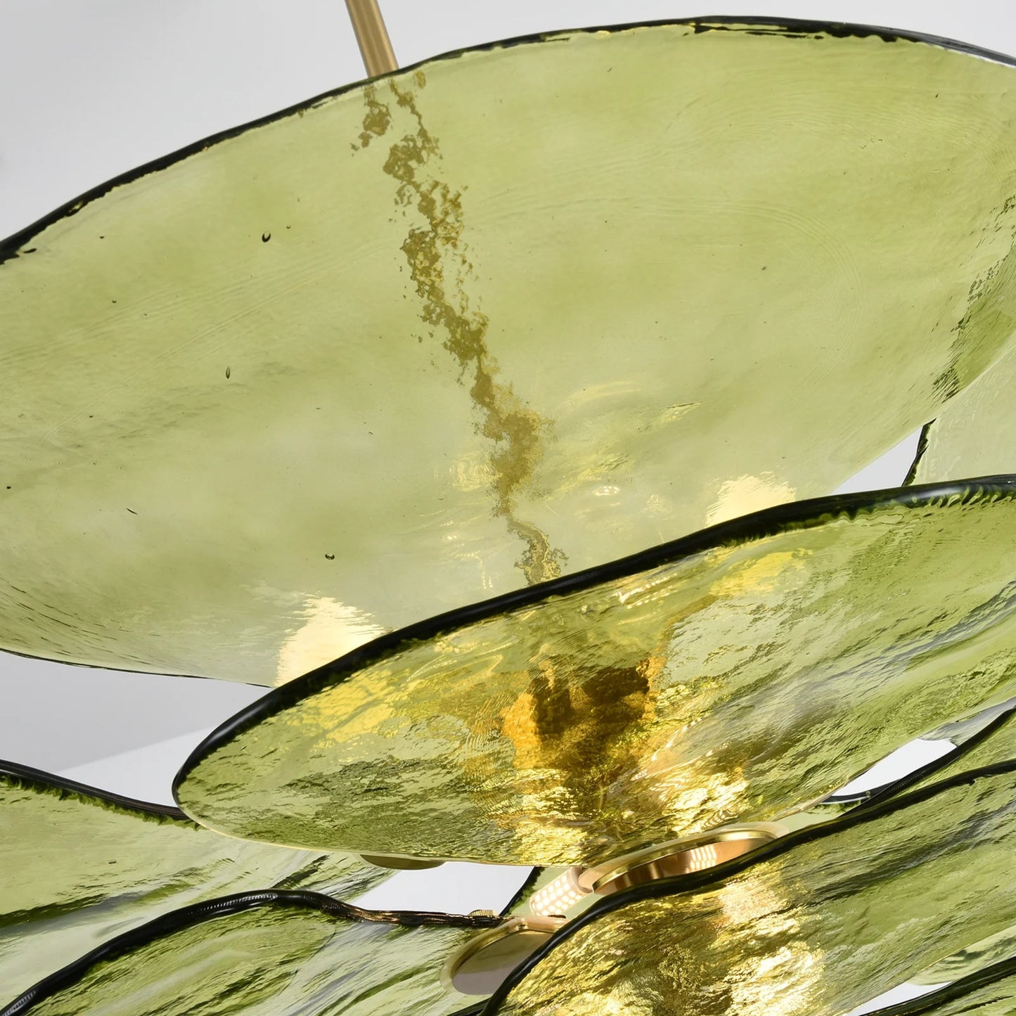 Close look at LustraVitra Ceiling Chandelier
