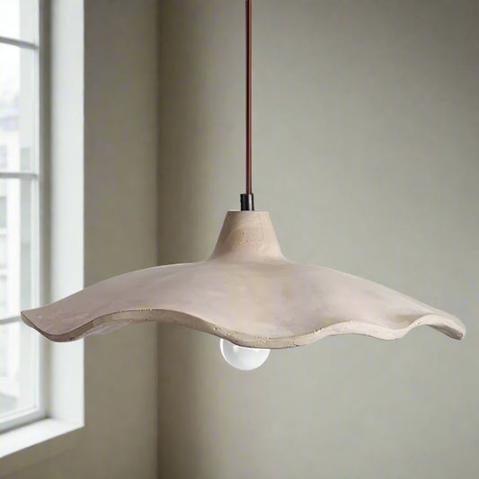 Modern White Lotus Light Pendant Lamp – Minimalist LED Fixture