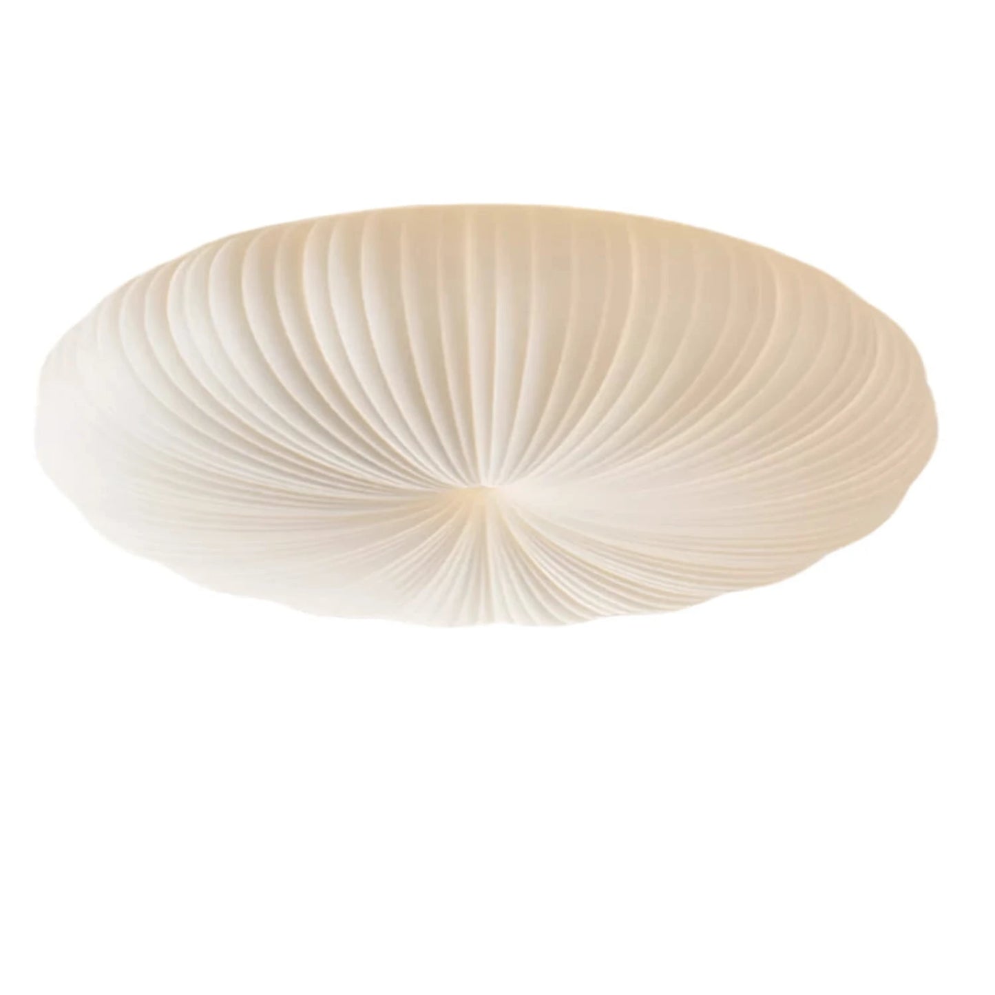 Modern LED Flush Mount Ceiling Light – 15-Inch Pumpkin Design for Living Rooms and Children's Rooms with Warm Cream Glow 1