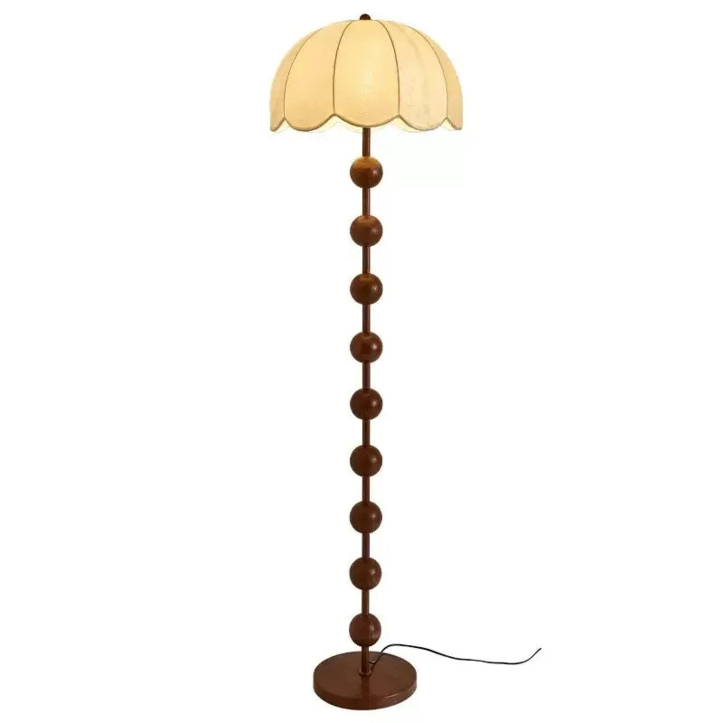 Variant image for Modern White Mushroom Floor Lamp – Minimalist Standing Lamp