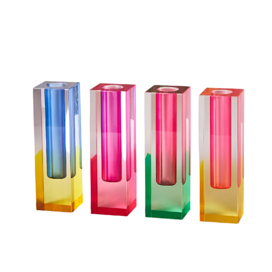 CrystalColumn- Acrylic Bud Vas