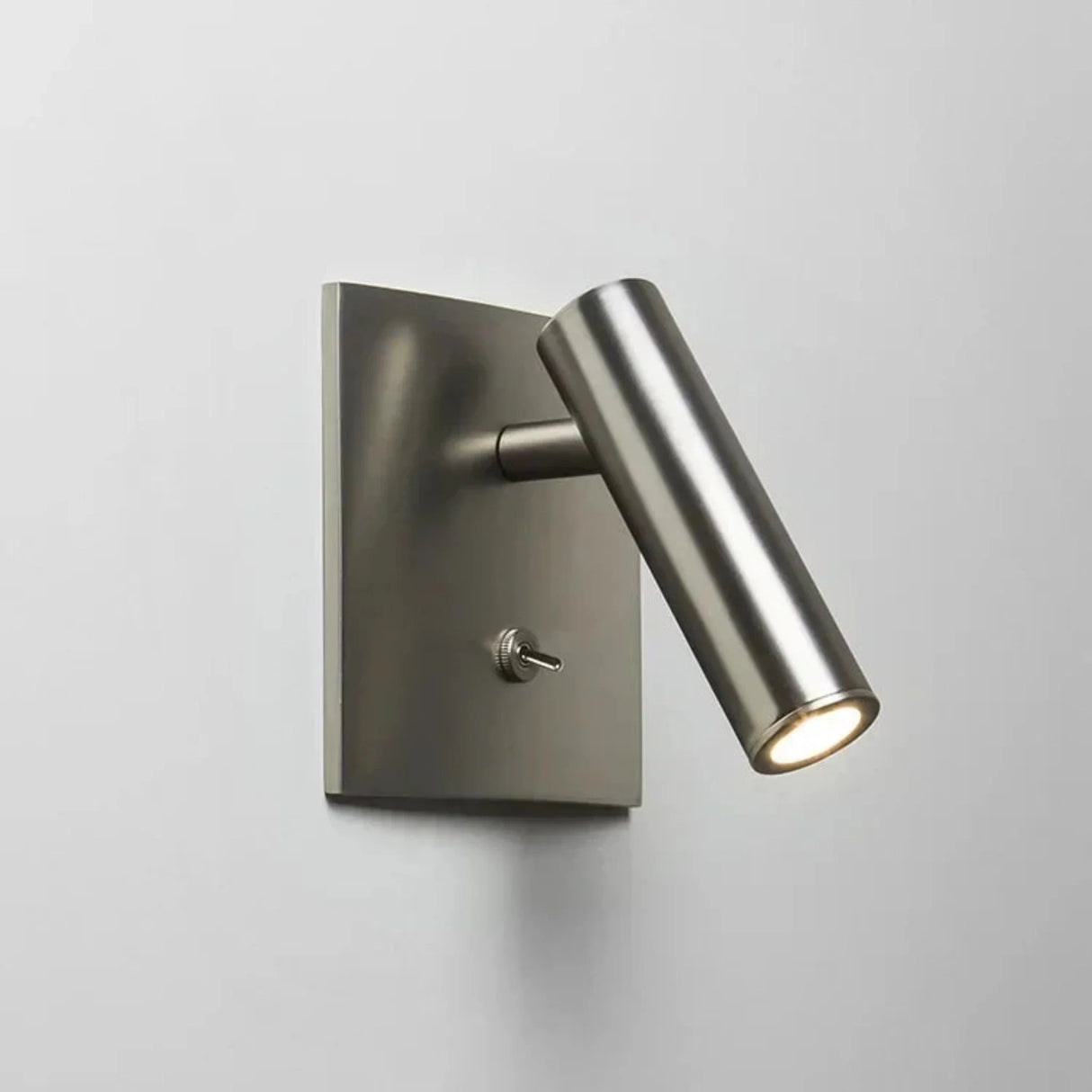 Embedded LED Reading Wall Lamp With Switch Adjustable Hotel Bedroom Bedside Headboard