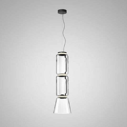 Chandelier with dimensions labeled on a white background