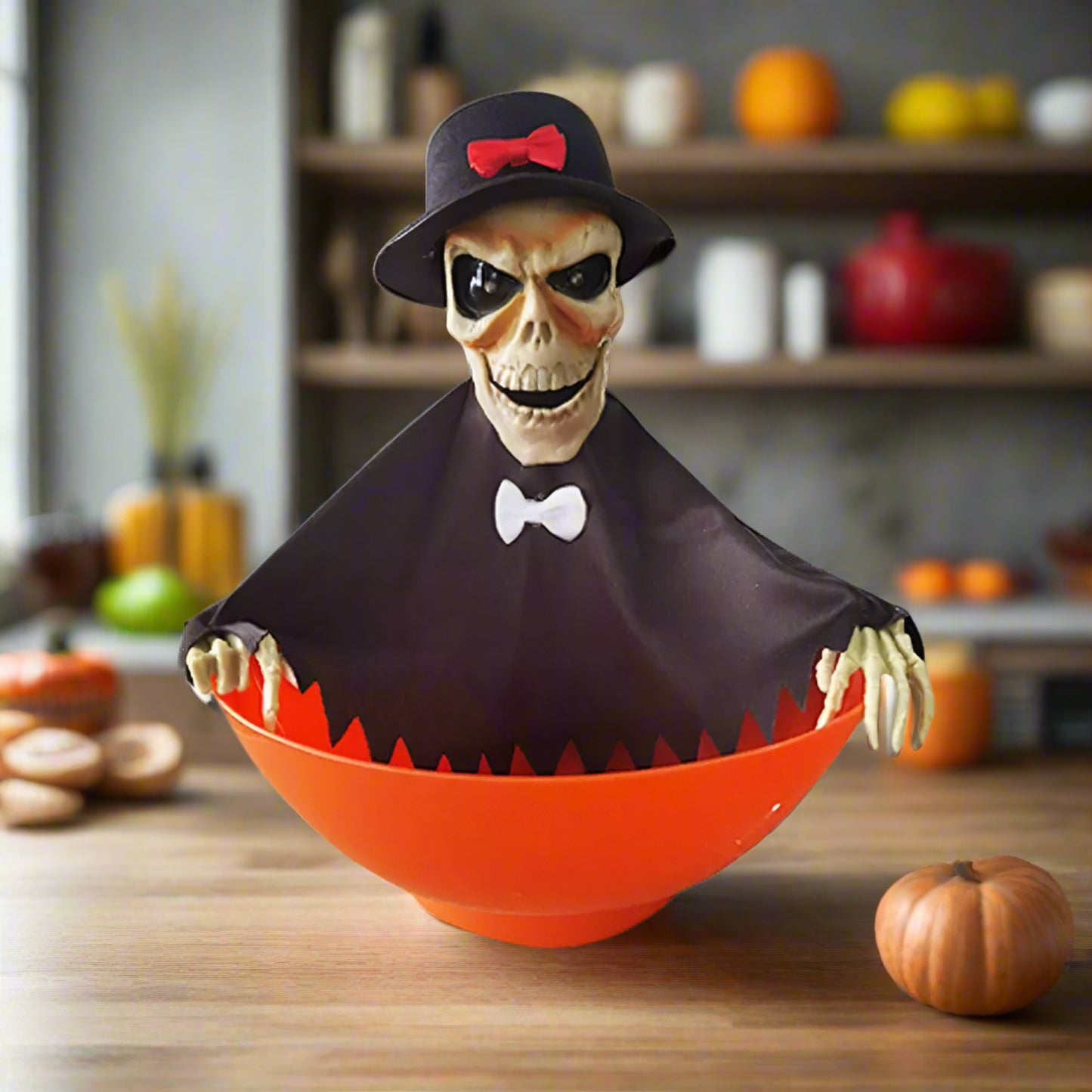 Spooky Skull Surprise Candy Bowl
