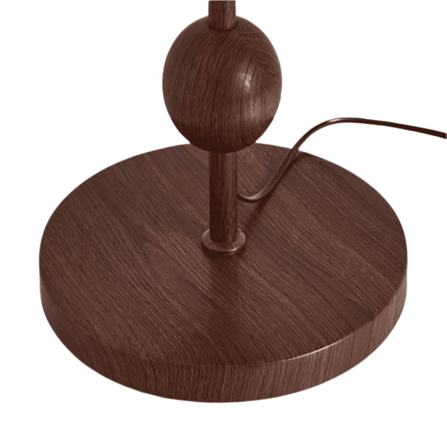 Close look at Halo Rise - Modern White Mushroom Lamp stand