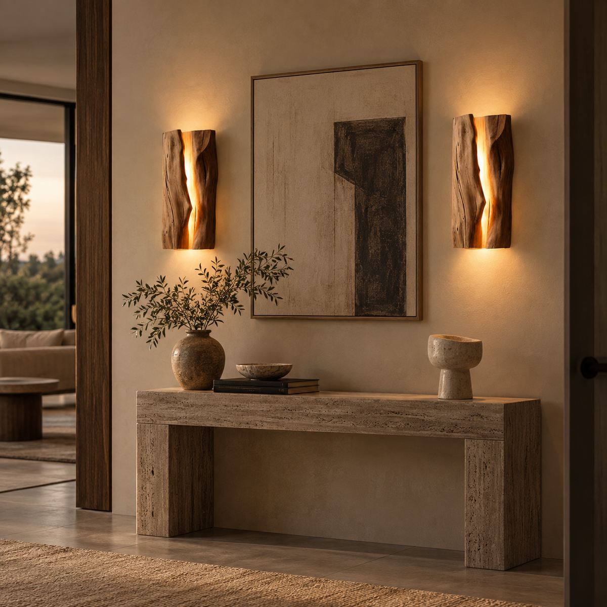 Kaeda Wooden Wall Lamp