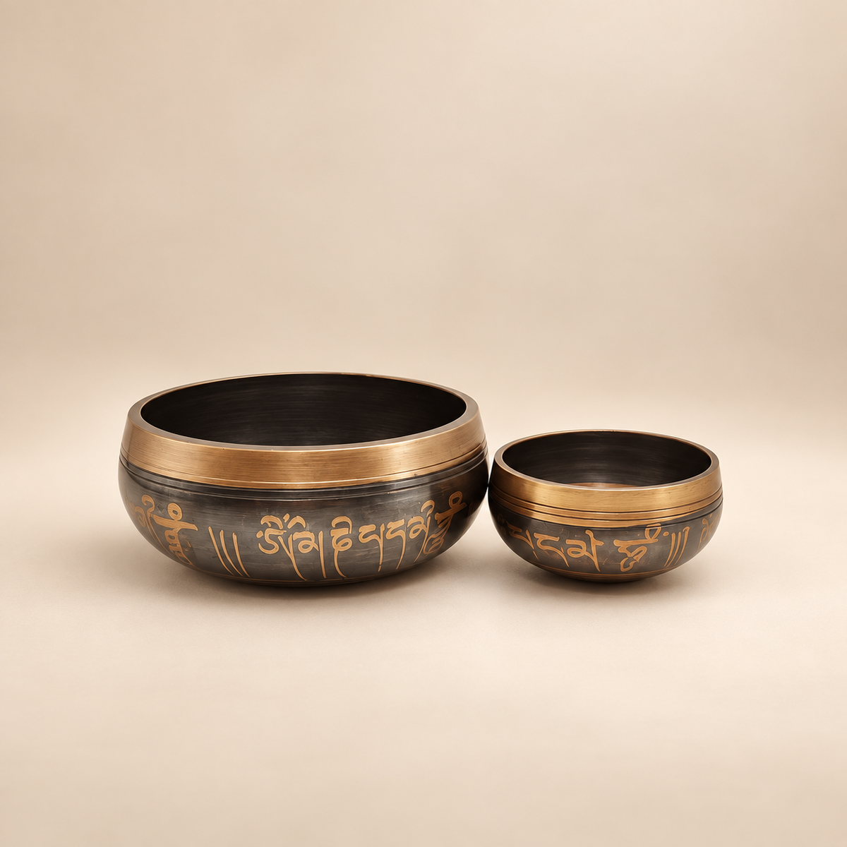 Svara Copper Singing Bowl Set