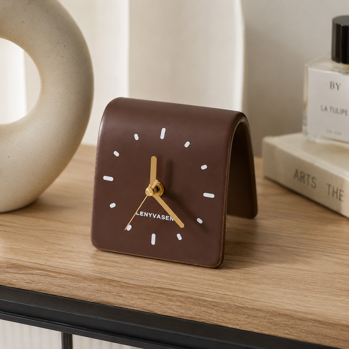Ceramic Desktop Clock Ornament, alternate view 11