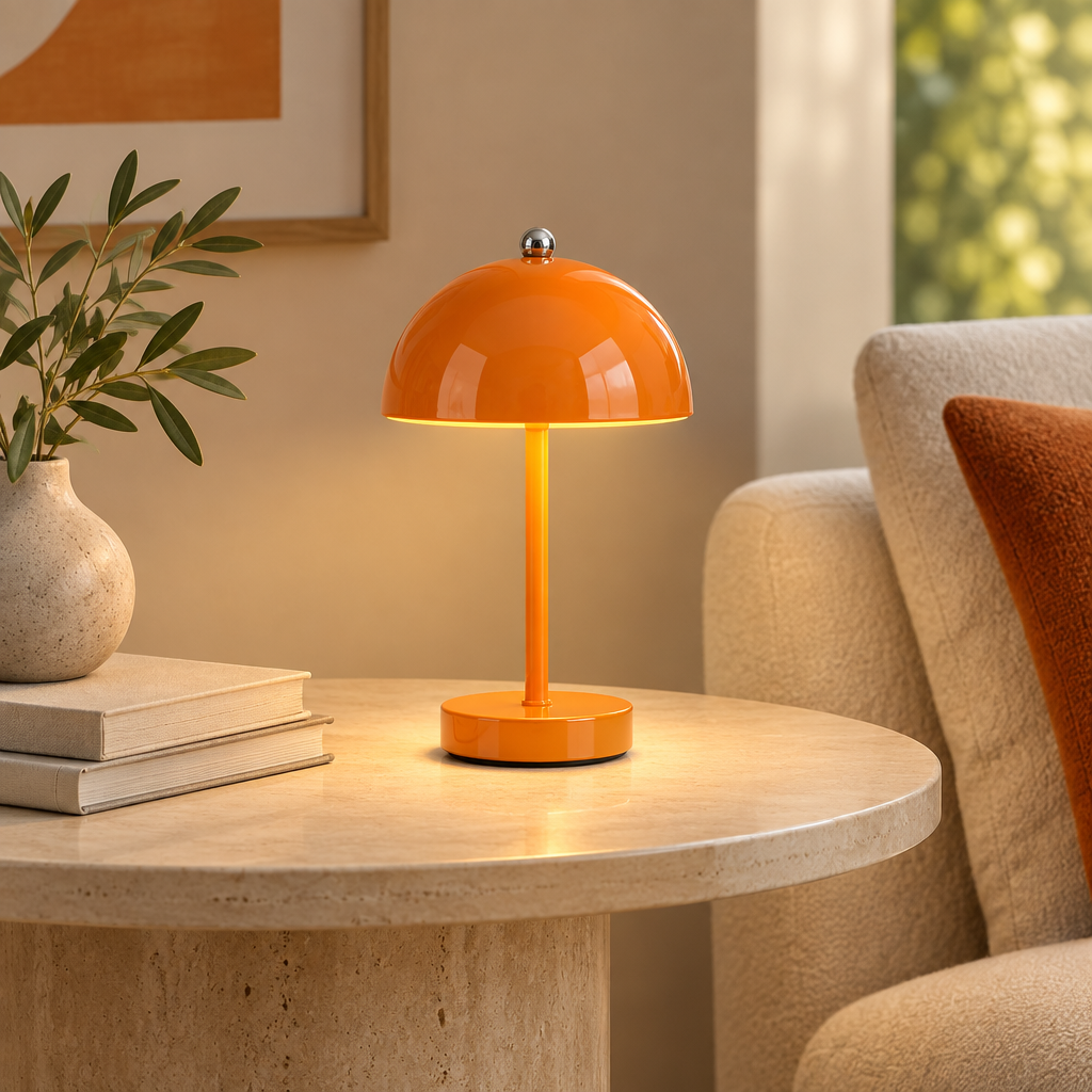 Lumae Rechargeable Mushroom Table Lamp