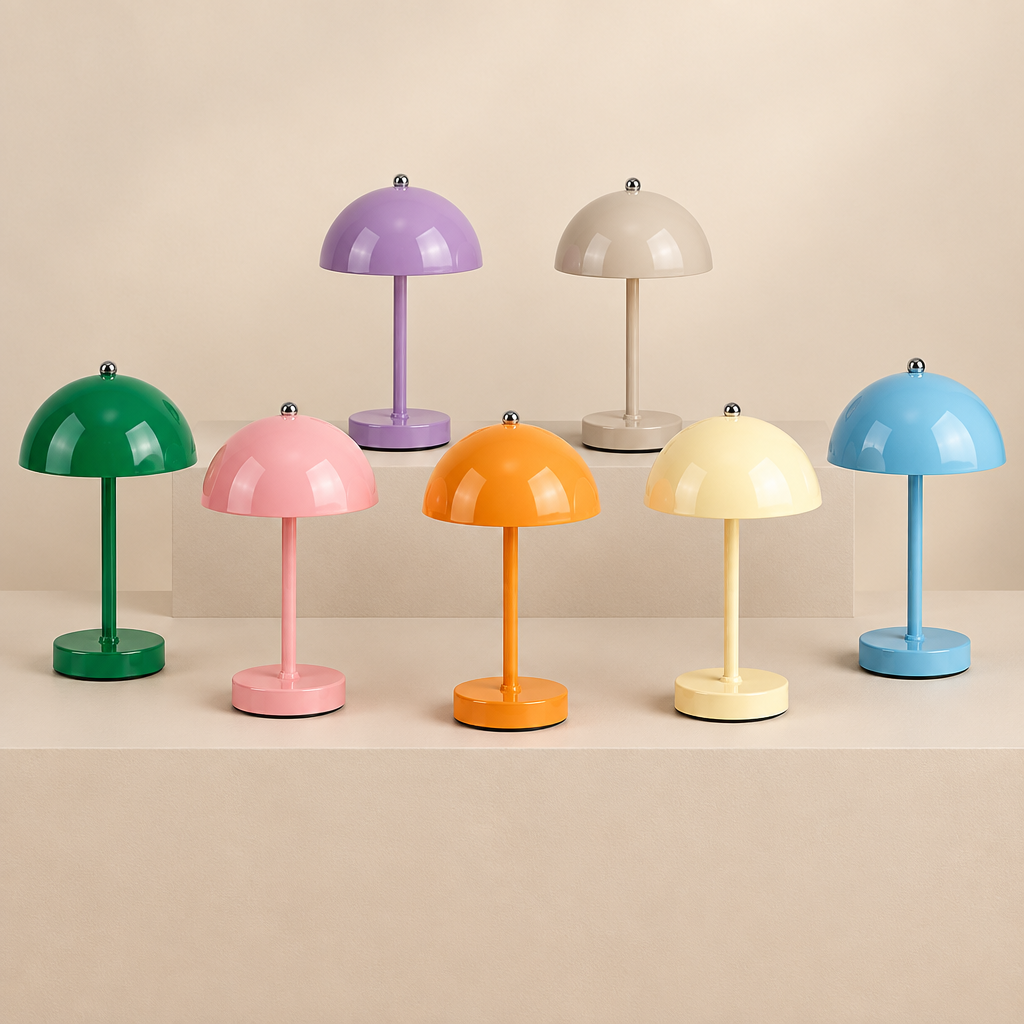 Lumae Rechargeable Mushroom Table Lamp