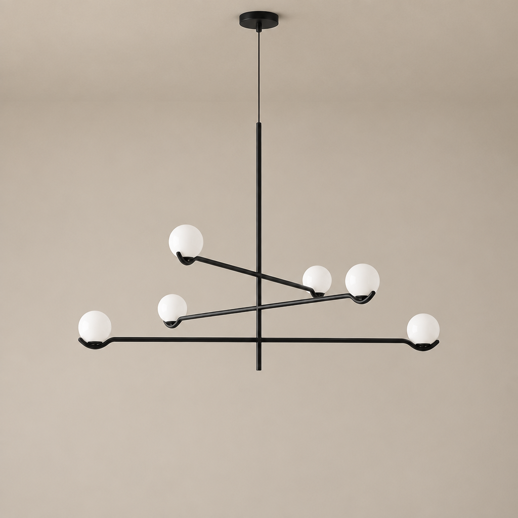 Celora 4 & 6-Globe Glass Pendant Light