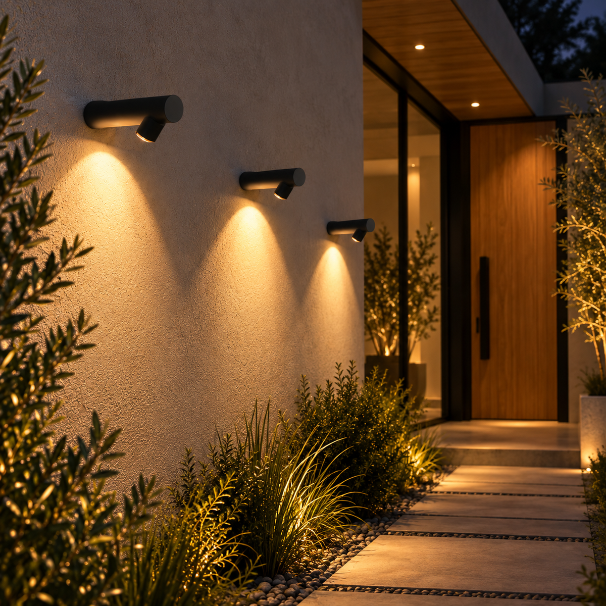 Lystrian Flame Indoor Outdoor Wall Lamp
