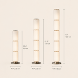 Astra Glass Floor Lamp, alternate product view