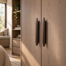 Brassique Walnut Pull Handle