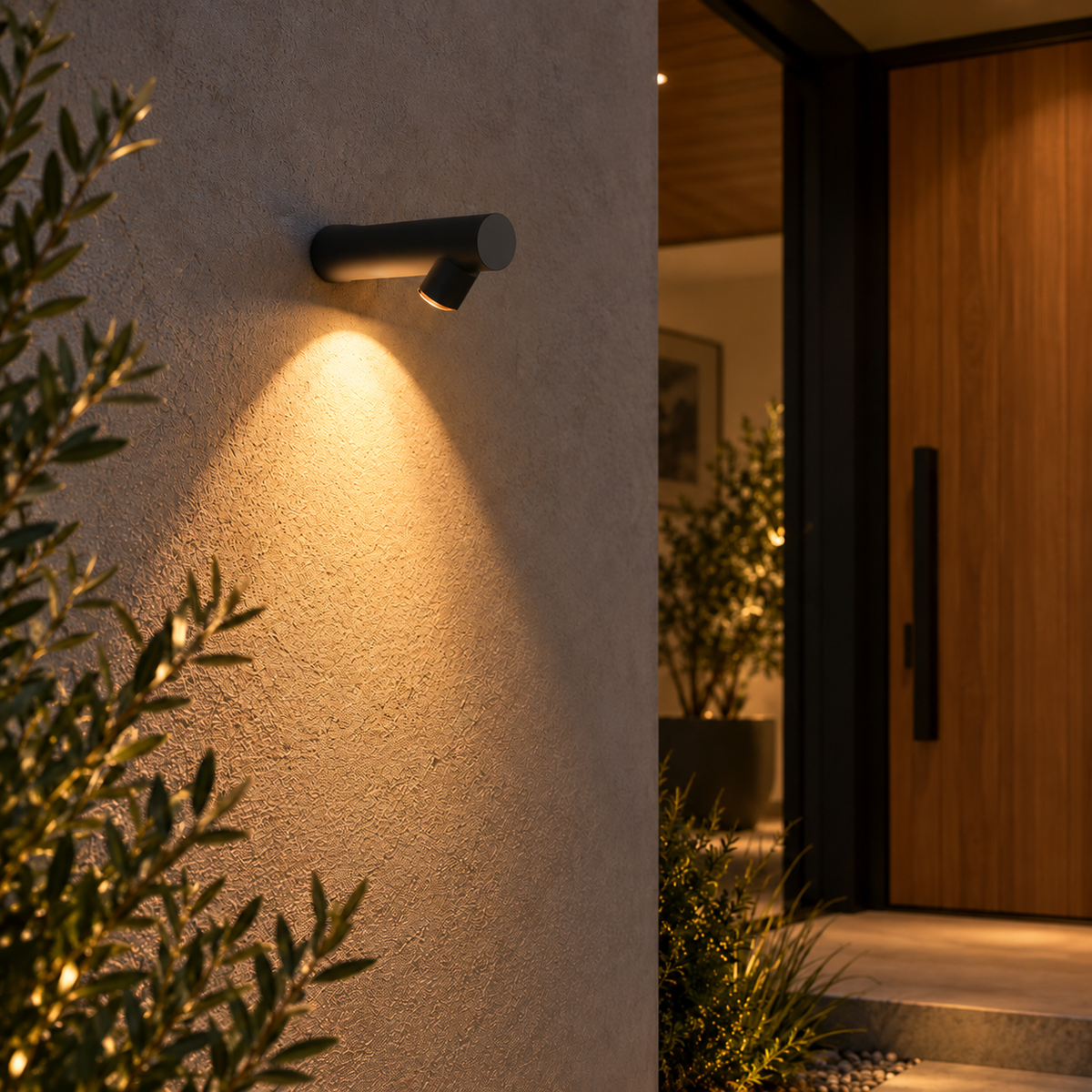 Lystrian Flame Indoor Outdoor Wall Lamp