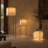 Avela Parchment Cube Floor Lamp