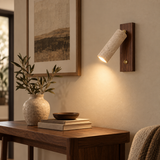 Maren Travertine Adjustable Wall Light