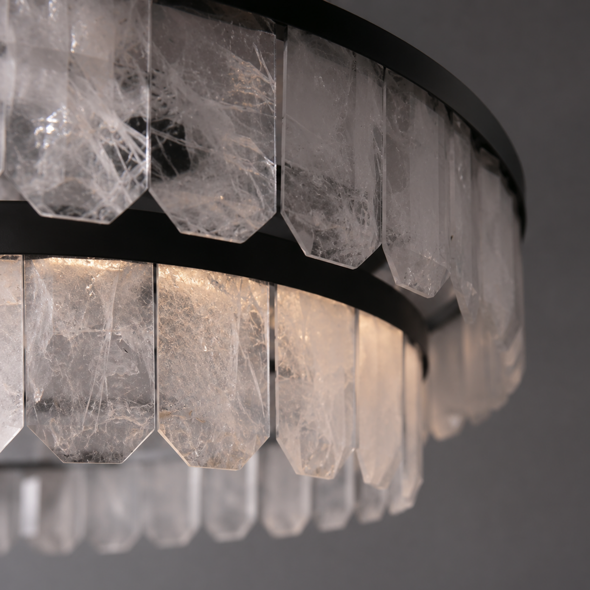 Atelier Velmora Crystal Ring Chandelier