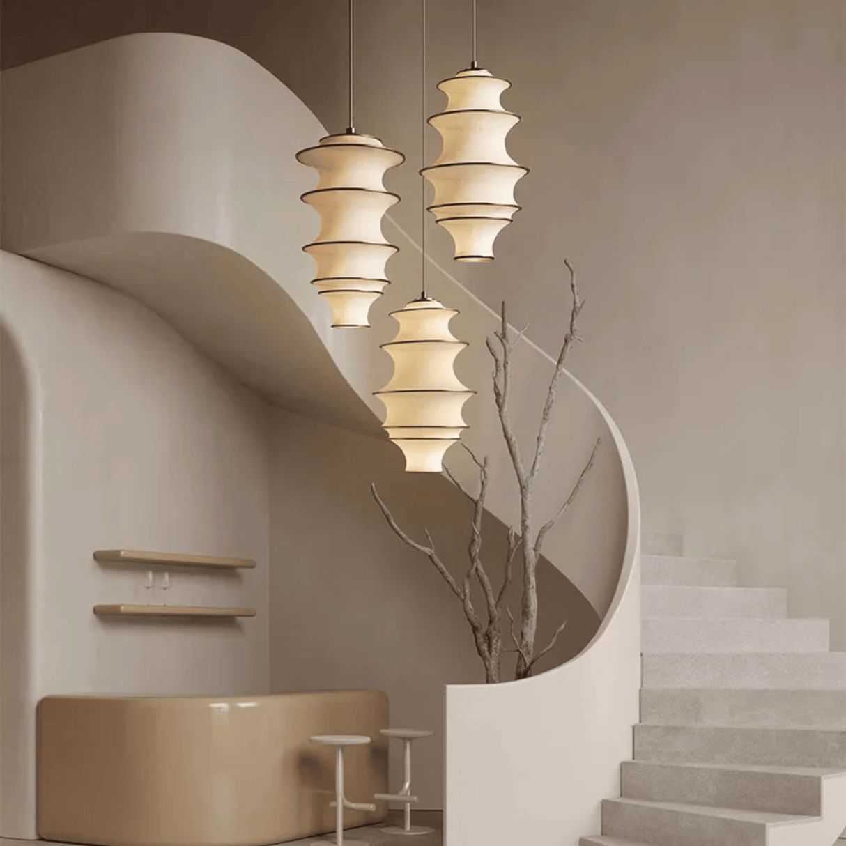 KumoLoom Fabric Pendant Light