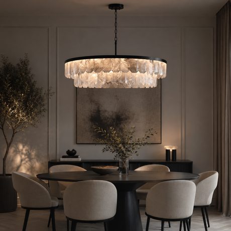 Atelier Velmora Crystal Ring Chandelier