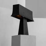 Aurélo Dome Black Metal Table Lamp