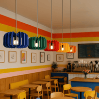 Echo Felt Pendant Light – Modern Acoustic Noise-Reducing LED Chandelier