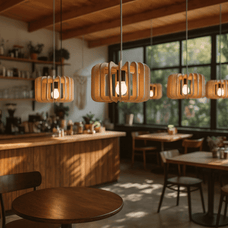Echo Felt Pendant Light – Modern Acoustic Noise-Reducing LED Chandelier — iron pendant light for dining room