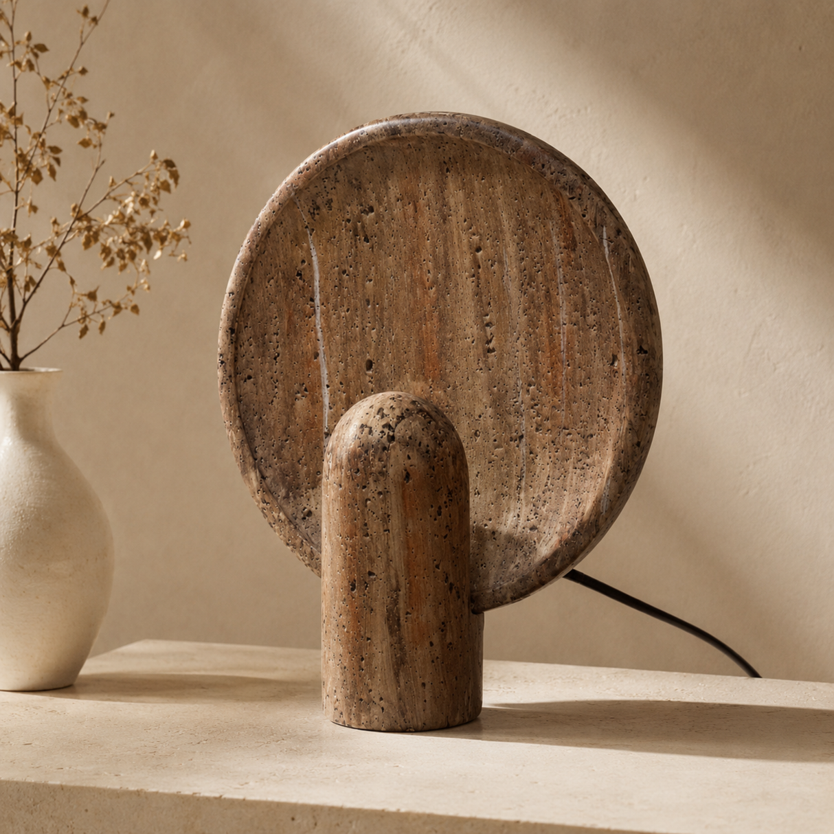 TerraCave Resin Lamp – Wabi-Sabi Stone Table Light, alternate view 5