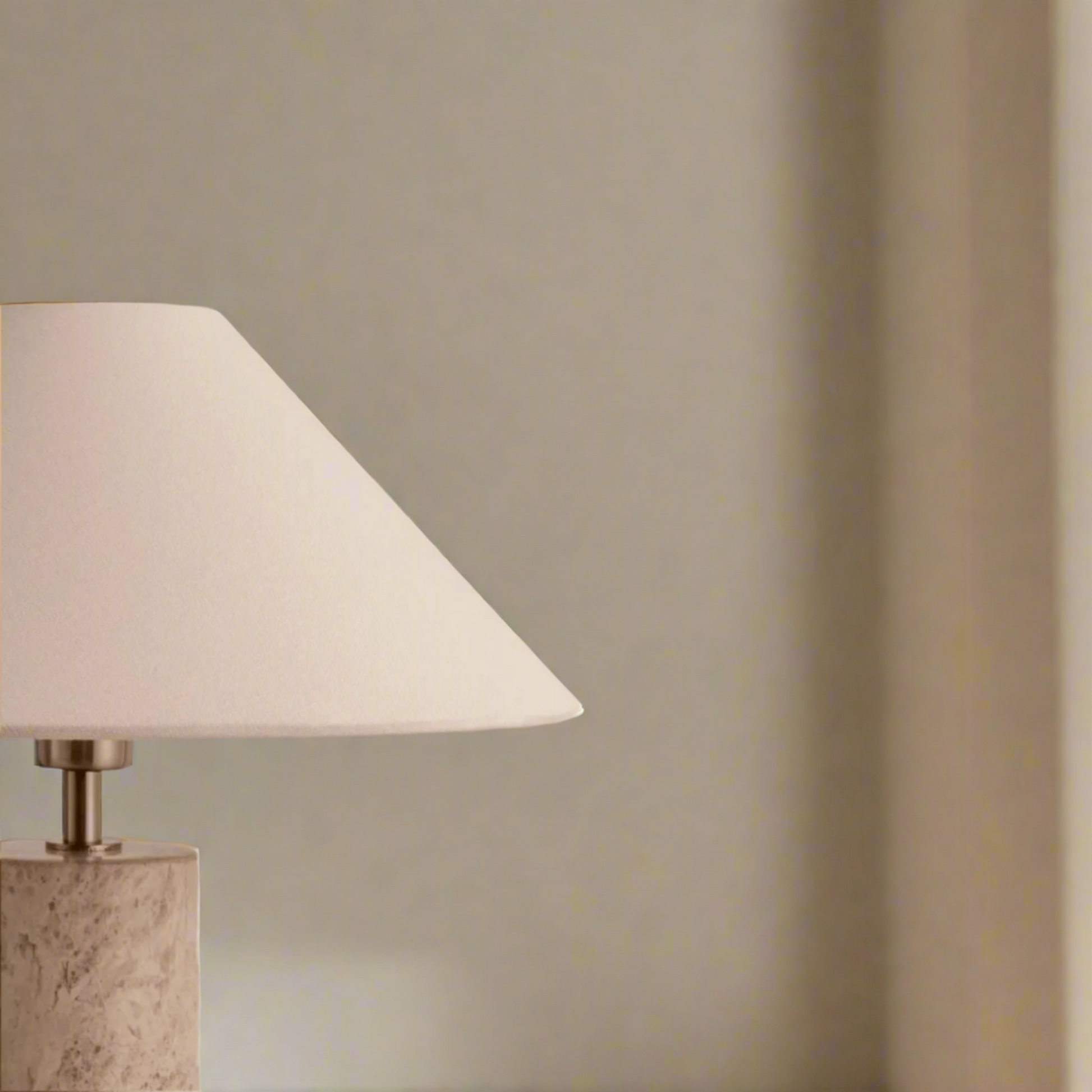 Close look at Table Lamp  Shade .