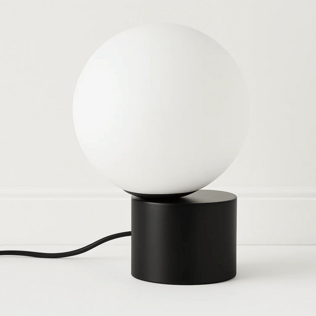 Noctura Brass & Glass Ball table Lamp