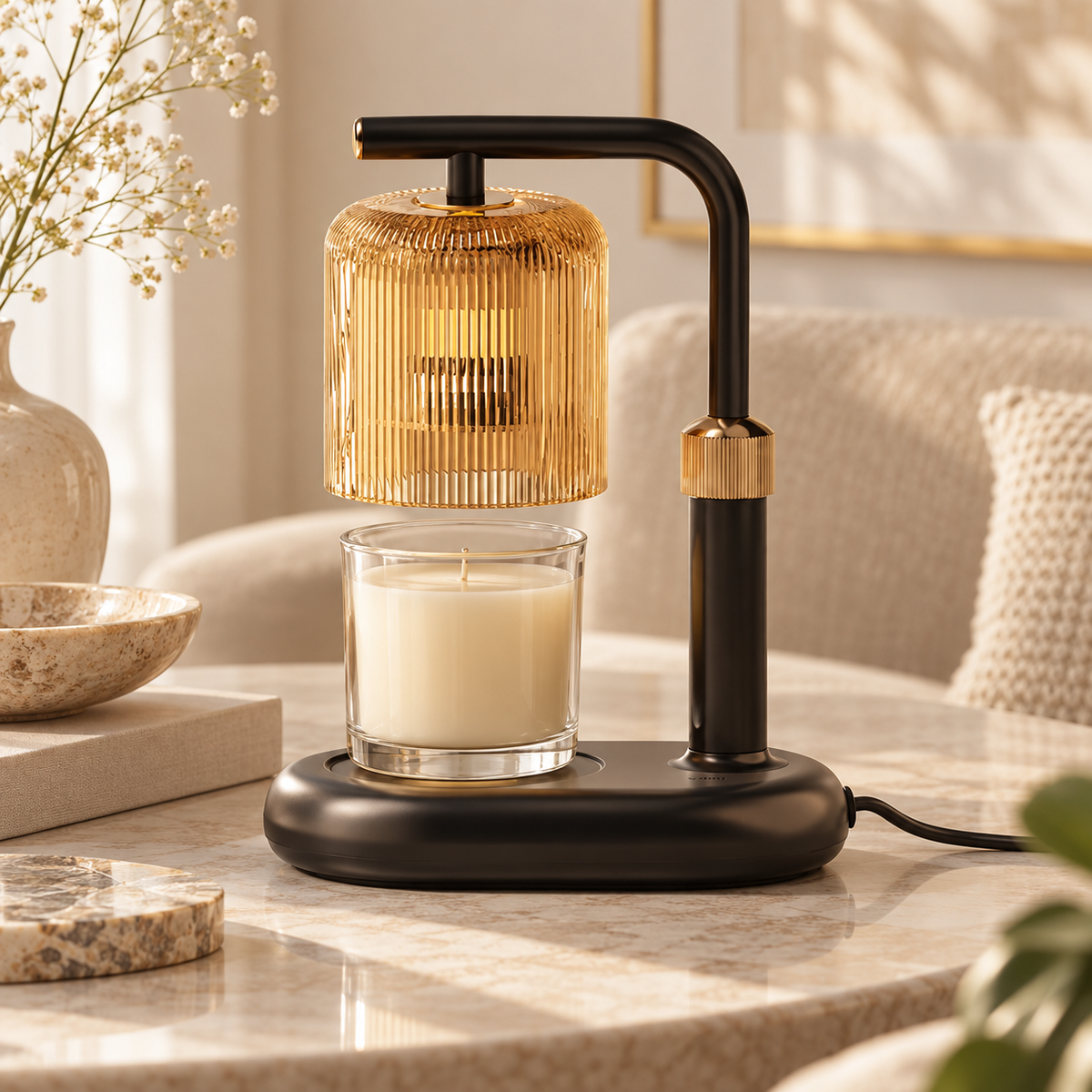 Lunelle Glass Candle Warmer Lamp