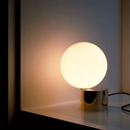 Noctura Brass & Glass Ball table Lamp