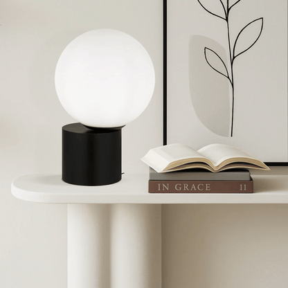 Noctura Brass & Glass Ball table Lamp