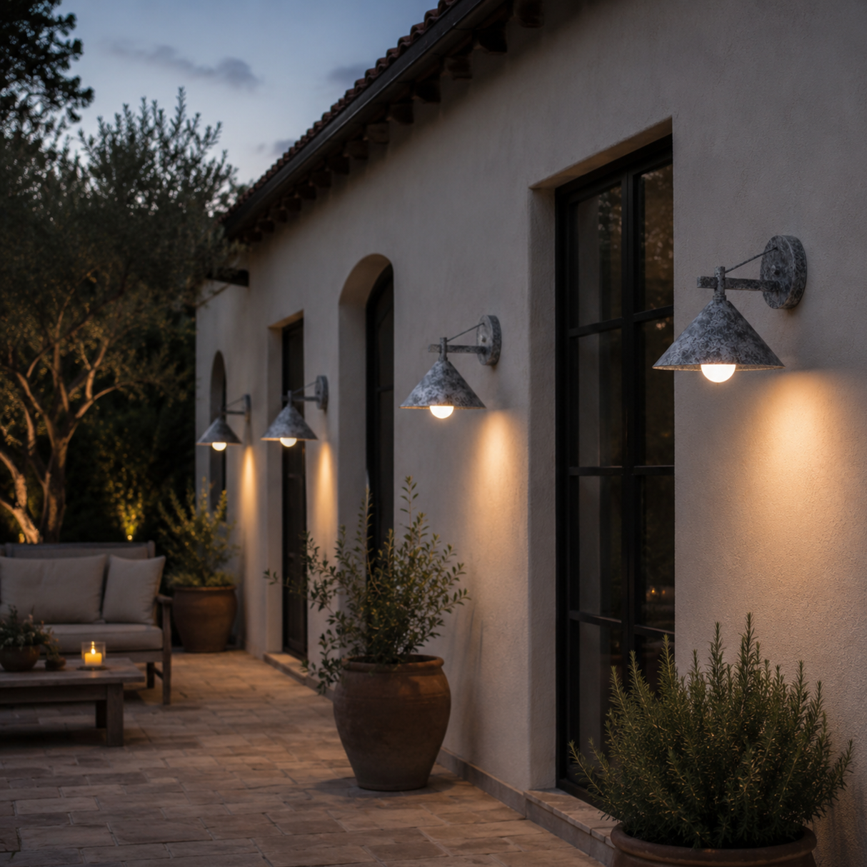 Bravik Industrial Outdoor Wall Lamp, alternate view 9