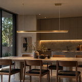 Aurevia Linear Brass LED Pendant