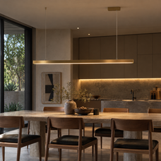 Aurevia Linear Brass LED Pendant