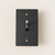 LumiSwitch Black & Gold - Brass Toggle Switch Panels
