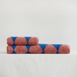 Blue Diamond Cotton Face and bath Towels set