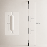 Solis Linear Floor To Ceiling Lamp, alternate view 9