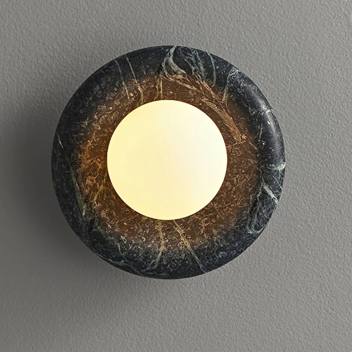 Dark Green Marbella Wall Sconce - modern wall sconce by Baskoraa