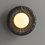 Dark Green Marbella Wall Sconce - modern wall sconce by Baskoraa