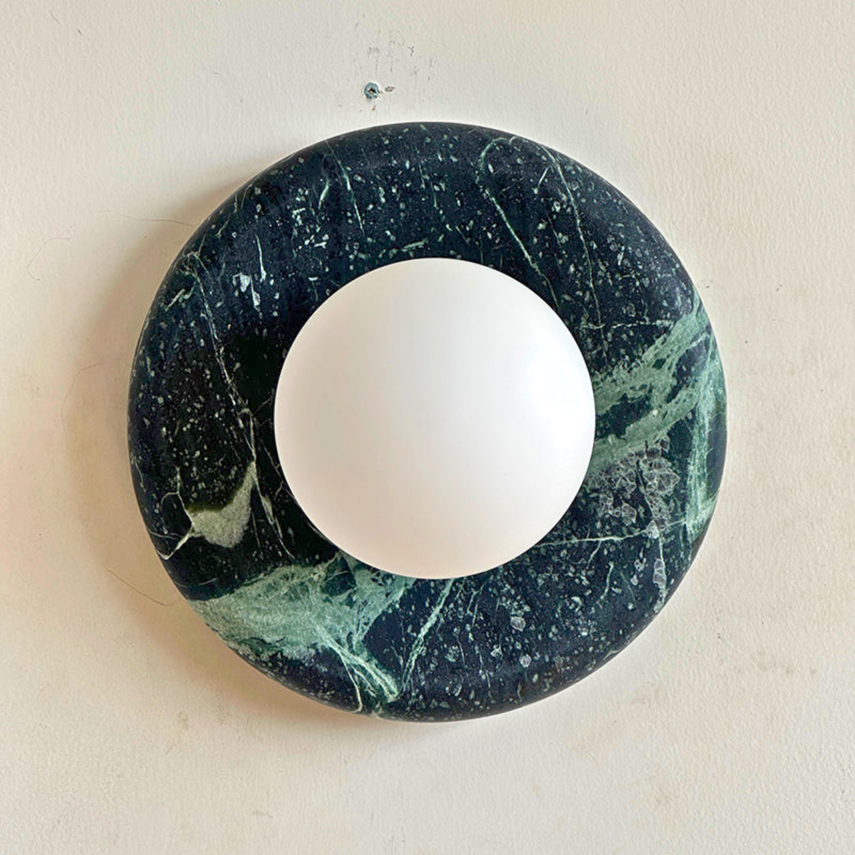 Dark Green Marbella Wall Sconce - modern wall sconce by Baskoraa