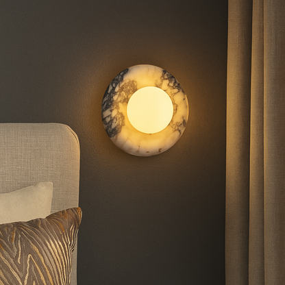 Bulgari Marbella Wall Sconce – Natural Marble Luxury Wall Light