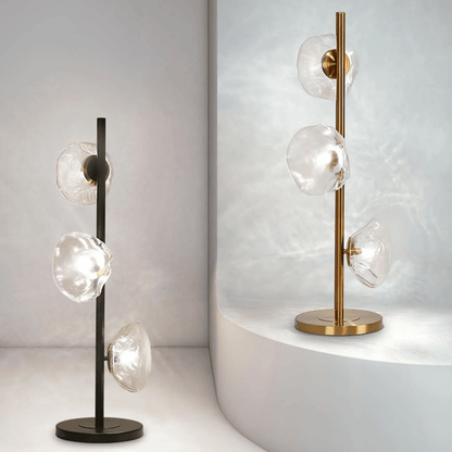 Auralis Glass Table Lamp – Modern Artistic LED