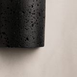 Black Aurelian Travertine Wall Lamp