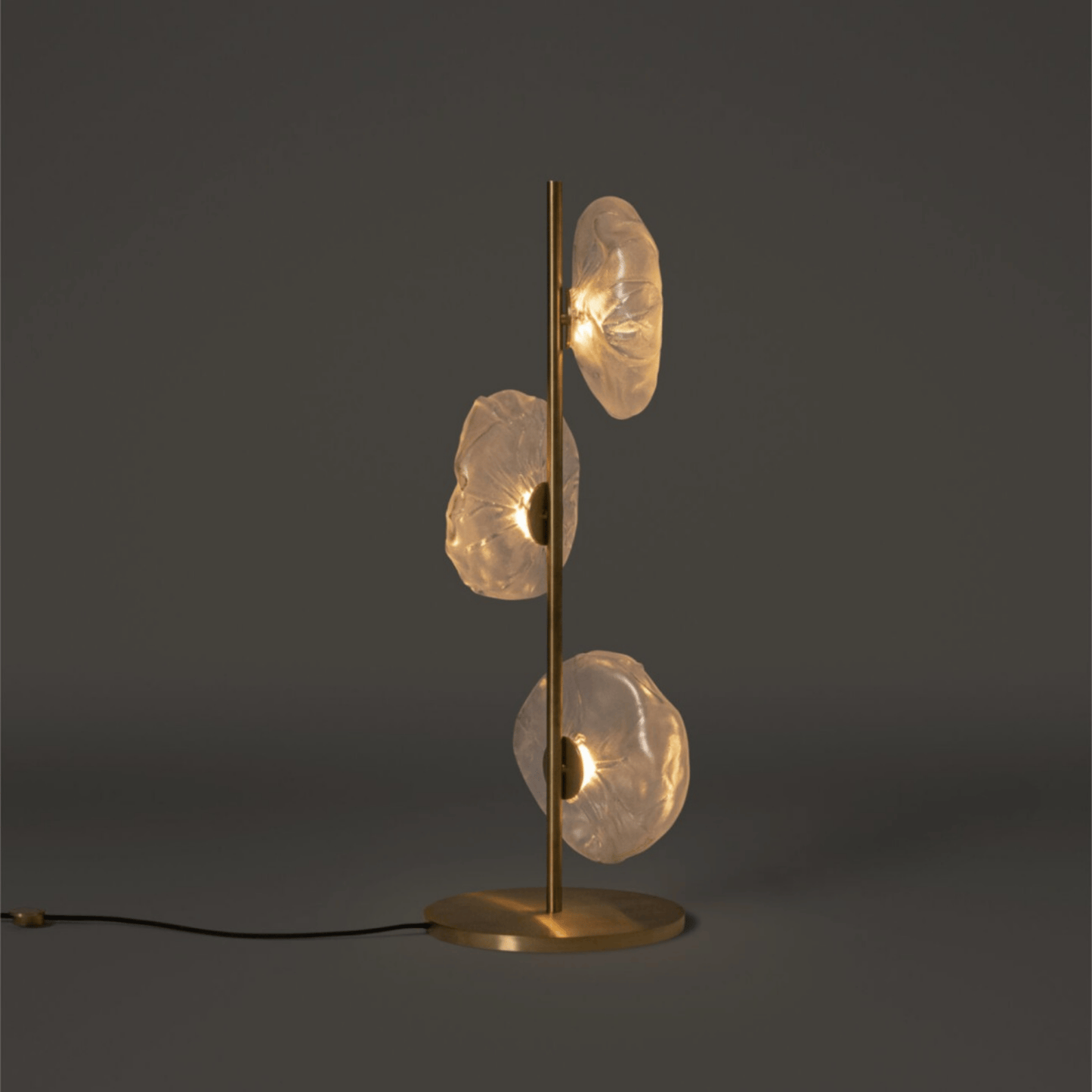 Auralis Glass Table Lamp – Modern Artistic LED
