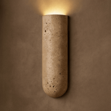Lunara Natural Travertine LED Wall Lamp